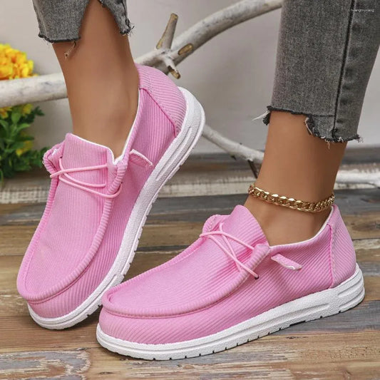 Casual Shoes Women Sneakers  Summer Breathable Cloth Loafers Platform Woman Designer Zapatos De Mujer