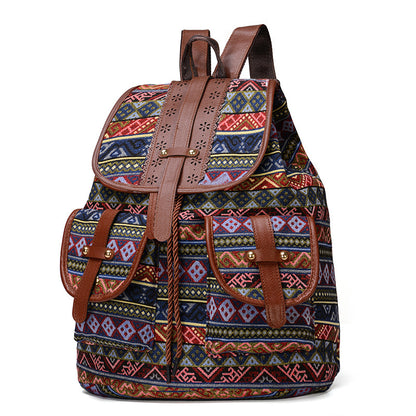 Factory Express Foreign Trade New Fashion Backpack HOTan and NEWn Style Casual Canvas Women's Backpack Trendy Style Travel Bag