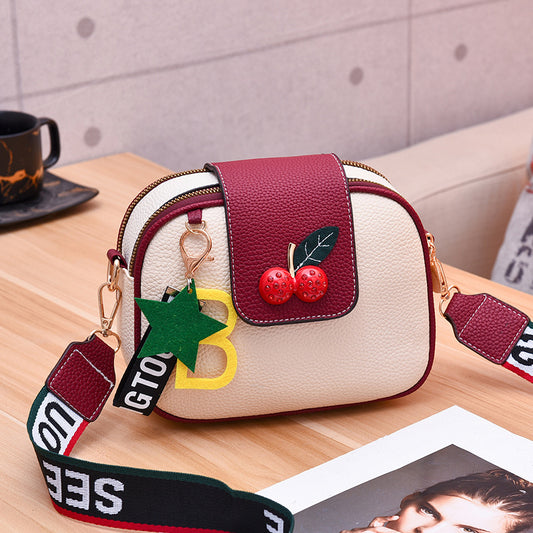 XIEYINSHE New Small Bag Women's Bag 2022 New Fashion Korean Style Messenger Bag Small round Bag Fairy Bag Fashion Shoulder Bag