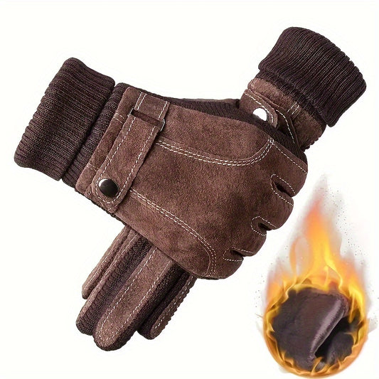 [Customer Favorite] Touchscreen-Compatible Knit Gloves - Warm, Windproof for Winter Sports: Running, Cycling, Hiking, Driving & Skiing