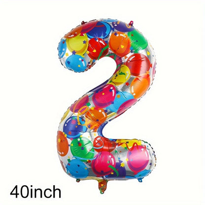 40 Inch Foil Colorful Number Balloons Birthday Party Decor Supplies