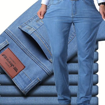 xieyinshe  Men's Casual Classic Design Jeans For Spring Fall Business