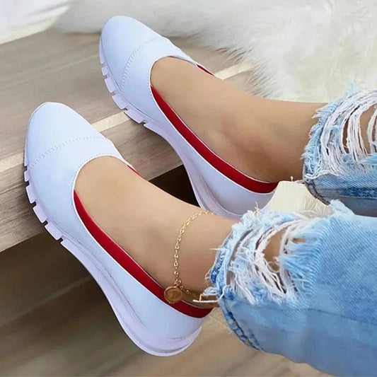 Casual Shoes Women Canvas Ladies Summer Fashion Sneakers  Slip On Female Flat Shallow Plus Size Women's Running Shoe