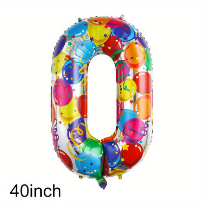 40 Inch Foil Colorful Number Balloons Birthday Party Decor Supplies