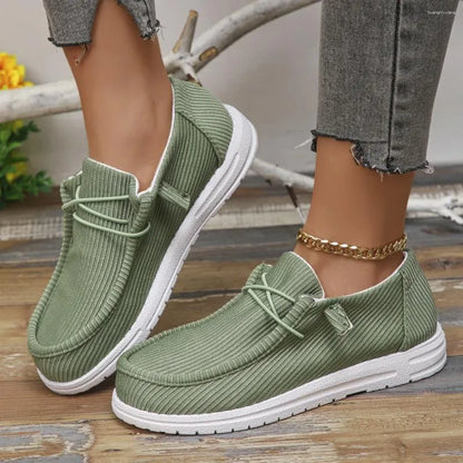 Casual Shoes Women Sneakers  Summer Breathable Cloth Loafers Platform Woman Designer Zapatos De Mujer