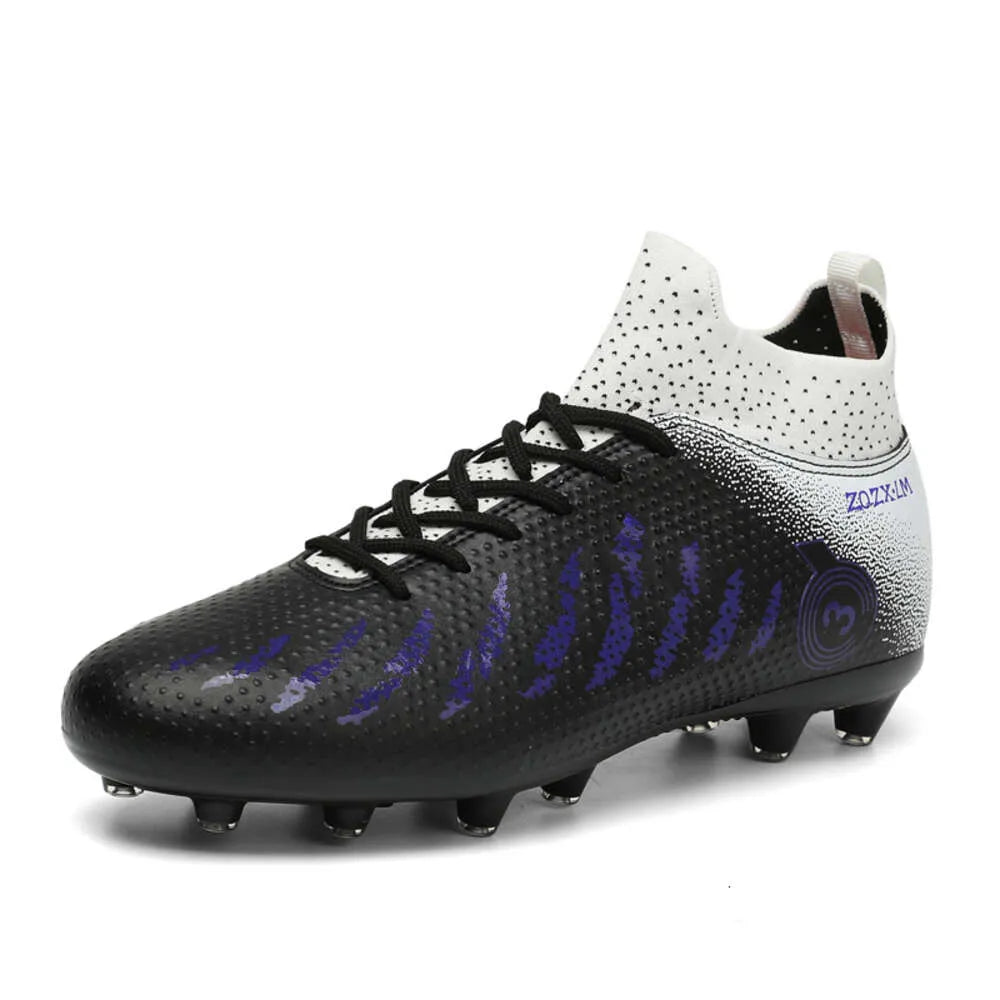 New Design Outdoor High-Top Soccer Shoes LightWeight Men's Football Boots sapatos de futebol