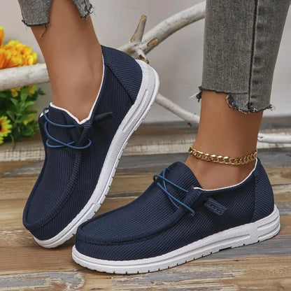 Casual Shoes Women Sneakers  Summer Breathable Cloth Loafers Platform Woman Designer Zapatos De Mujer