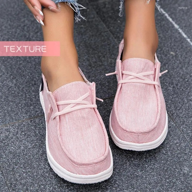 Casual Shoes Summer Women Men Couple Canvas Loafers Slip On Flat Women's Sport Sneakers Cloth Mom Zapatillas