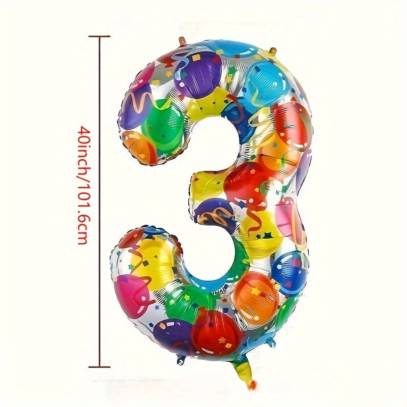 40 Inch Foil Colorful Number Balloons Birthday Party Decor Supplies