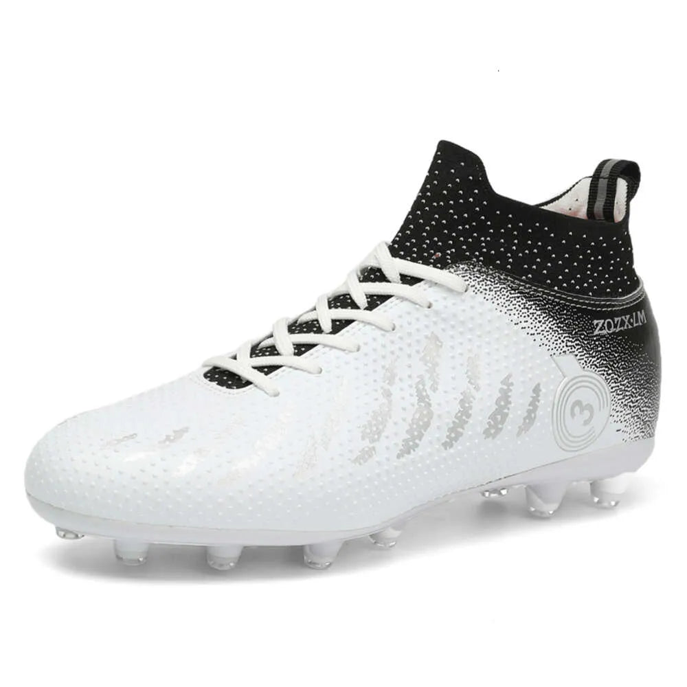 New Design Outdoor High-Top Soccer Shoes LightWeight Men's Football Boots sapatos de futebol