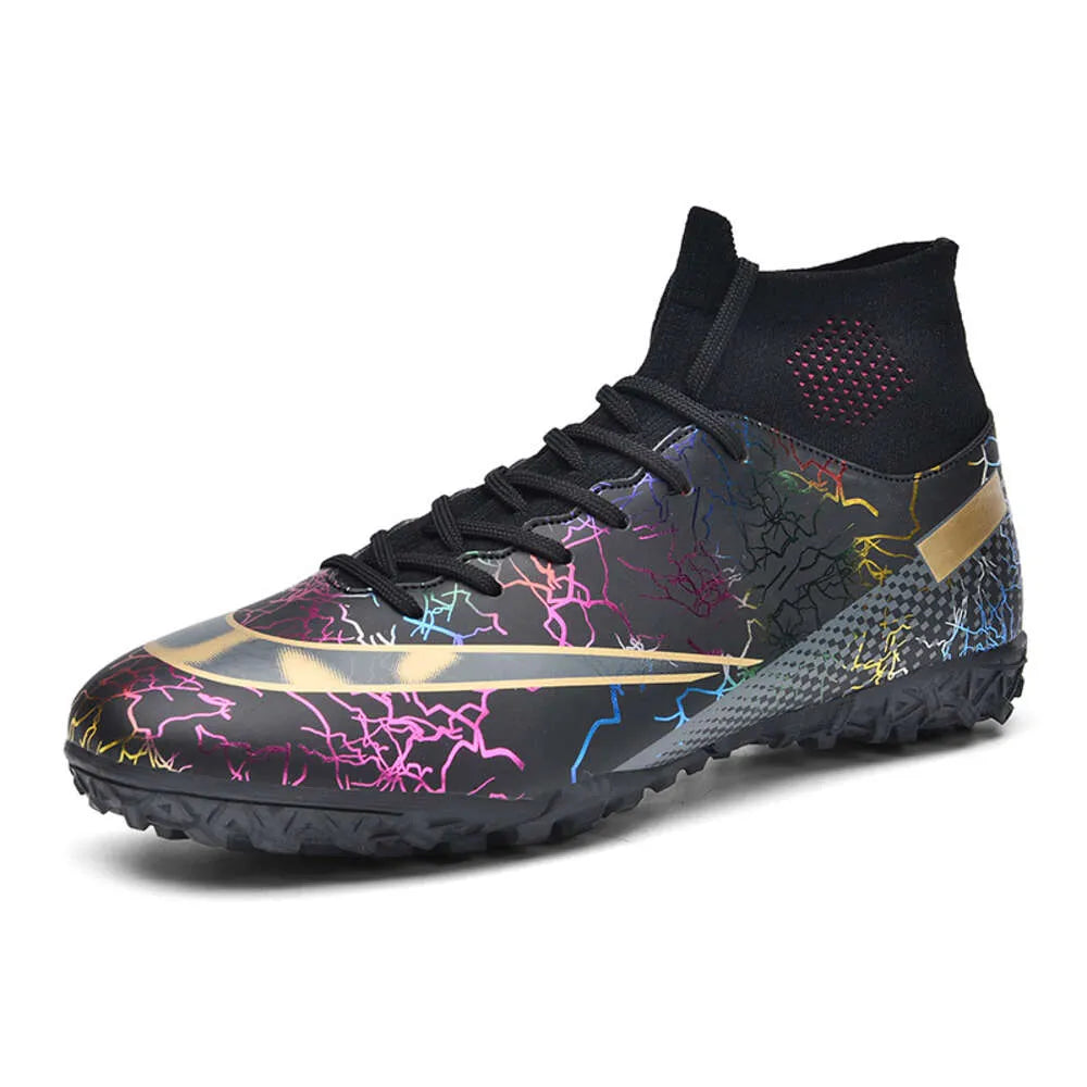 Factory Wholesale High Top Custom Brand Outdoor Training Fashion Football Shoes