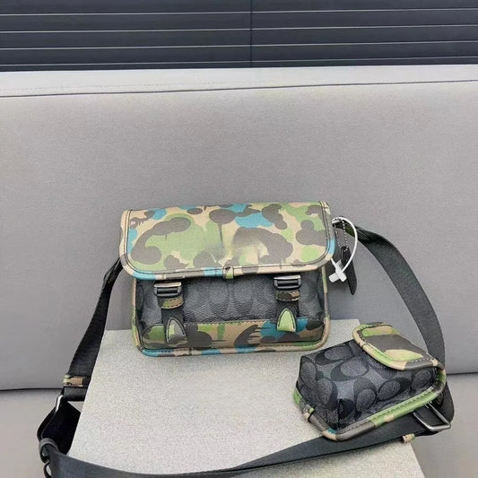 Camouflage flap postman bag with printed 2-in-1 handbag for men one shoulder diagonal cross bag totes belt Backpack women Holders hangbag travel Luxurys