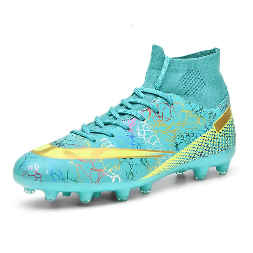 Factory Wholesale High Top Custom Brand Outdoor Training Fashion Football Shoes