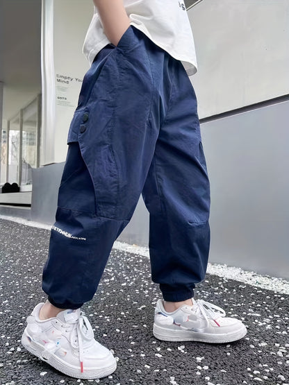 xieyinshe  Boys Casual Jean Long Pants With Pocket, Kids Clothing For Spring And Autumn Outdoor