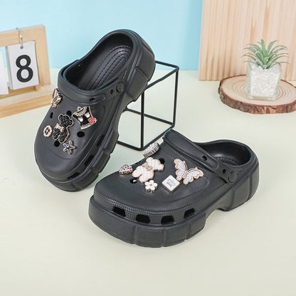 Factory in Stock Children's Hole Shoes Female Bear Diy Summer New Baby Child Student Slippers Male