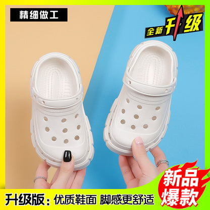 Children's Shoes. Children's Light Board Hole Shoes Women's Slippers Boys  Summer New Slippers