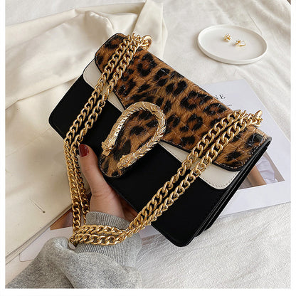 XIEYINSHE C Bag Women's Bag 2021 Is OK New Trendy Dionysian Cross-Body Bag Crocodile Pattern Western Style Fashion Chain Shoulder Messenger Bag