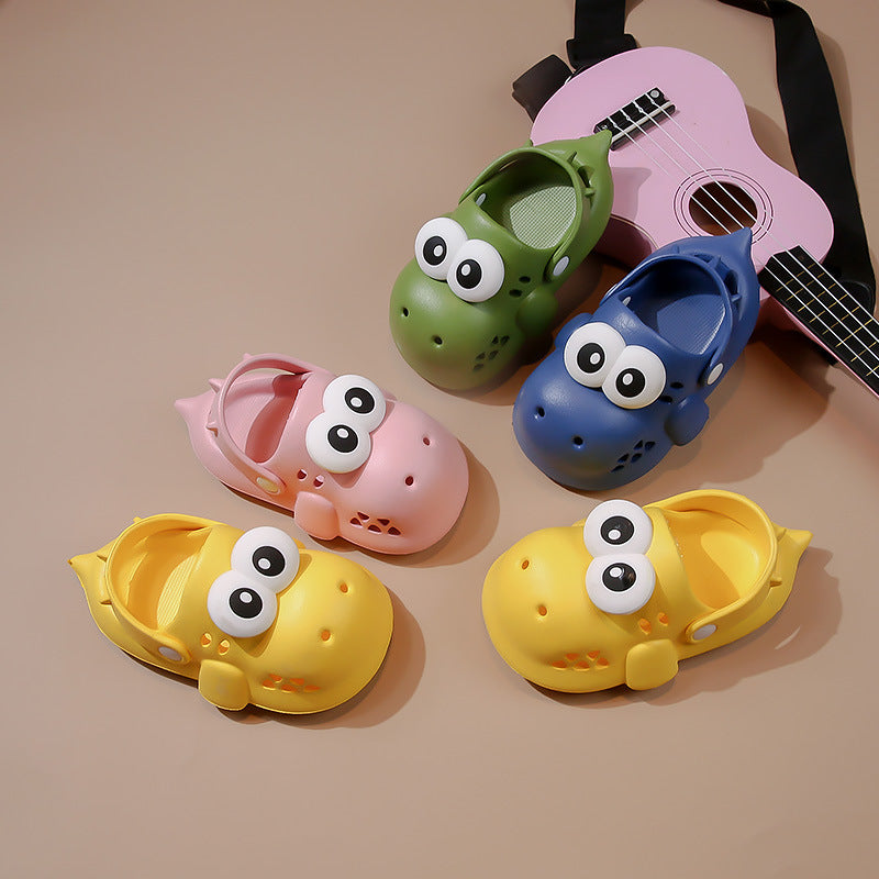 Tong Kutu Children's Hole Shoes Summer Girls Sandals Non-Slip Sandals Girl Child Baby Boy Slippers Outer Wear