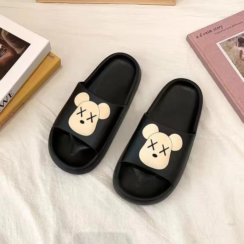 Children's Baby Slippers Xx Bear Home Bath Deodorant Boys and Girls Slippers Soft Bottom Fashion Brand Slippers Outdoor Indoor