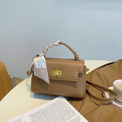 xieyinshe Foreign Trade Wholesale Partysu Bag Women's New Soft Leather Fashion Portable Small Square Bag All-Match Shoulder Messenger Bag