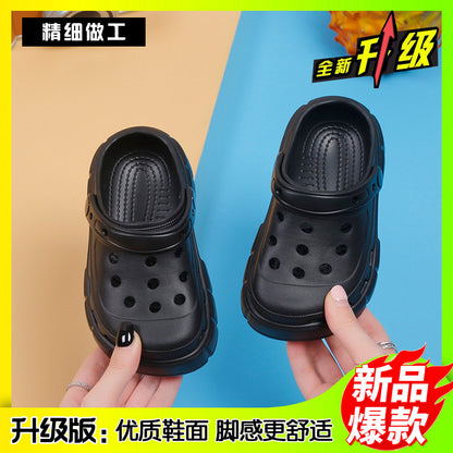 Children's Shoes. Children's Light Board Hole Shoes Women's Slippers Boys  Summer New Slippers