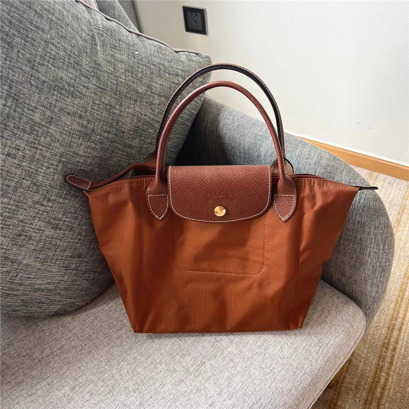 XIEYINSHE Longchamps Bag Classic Dumpling Bag Shoulder Bag Handbag Folding Underarm Bag Mummy Tote Bag Women's Bag