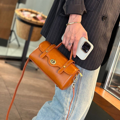 xieyinshe Factory Batch Portable Briefcase Bag Spring and Summer Women's  New Fashionable Retro Small Square Bag All-Match Shoulder Bag Messenger Bag