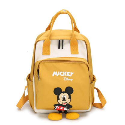 Cross-Border Backpack Girls' Korean-Style Junior High School Student Schoolbag Male High School Simplicity Fashion Primary School Student Cartoon Backpack