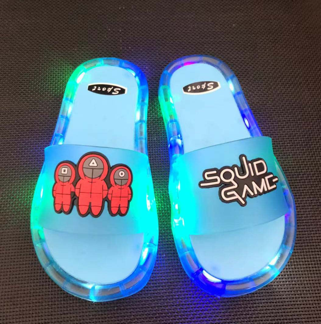 Children's Slippers Luminous Slippers Cartoon Cute Fashion Slippers Unicorn Slippers Unicorn Cross Mirror