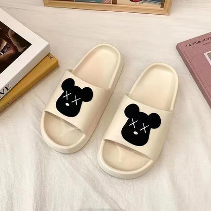 Children's Baby Slippers Xx Bear Home Bath Deodorant Boys and Girls Slippers Soft Bottom Fashion Brand Slippers Outdoor Indoor