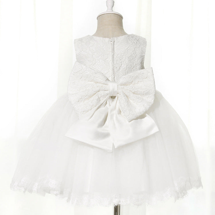 Girls' Summer Dress Fashionable Skirt New Little Girl Princess Dress Baby Flower Girl Children's Dress Performance Clothes