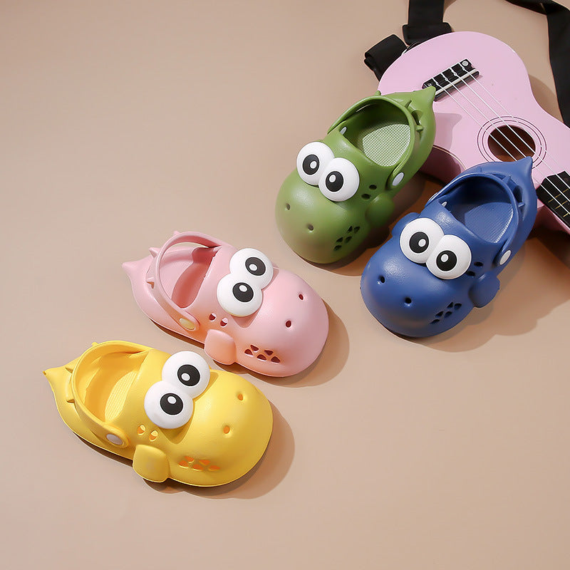 Tong Kutu Children's Hole Shoes Summer Girls Sandals Non-Slip Sandals Girl Child Baby Boy Slippers Outer Wear