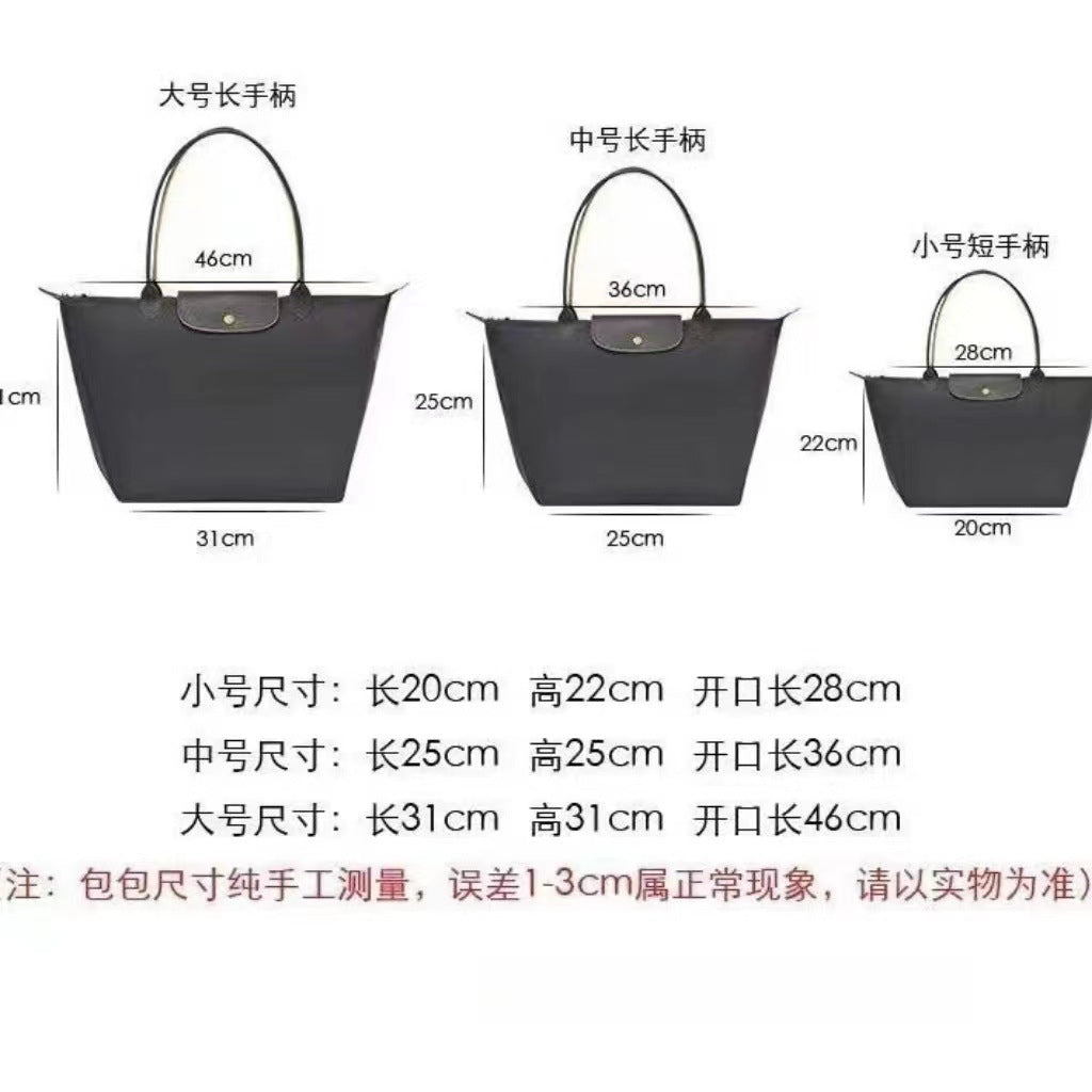 xieyinshe France Longchamps Bag Classic Women Bag 70 Th Anniversary Underarm Bag Shoulder Bag Dumpling Bag Handbag Tote Bag