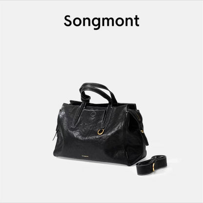 xieyinshe Songmont Travel Briefcase Denim Backpack Portable Shoulder Messenger Bag Multifunctional Bag Computer Bag Women's Bag