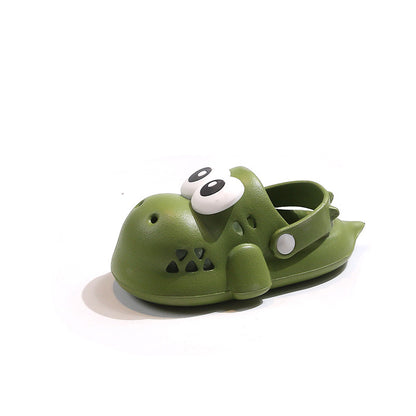 Tong Kutu Children's Hole Shoes Summer Girls Sandals Non-Slip Sandals Girl Child Baby Boy Slippers Outer Wear