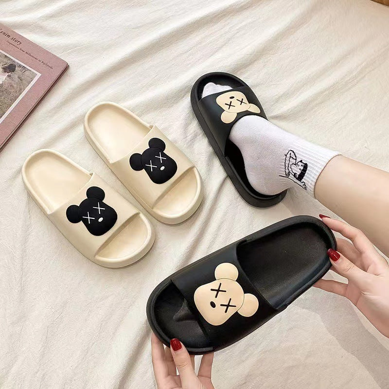 Children's Baby Slippers Xx Bear Home Bath Deodorant Boys and Girls Slippers Soft Bottom Fashion Brand Slippers Outdoor Indoor