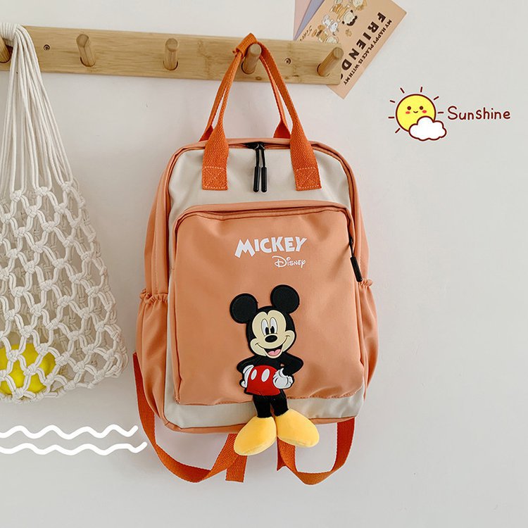 Cross-Border Backpack Girls' Korean-Style Junior High School Student Schoolbag Male High School Simplicity Fashion Primary School Student Cartoon Backpack