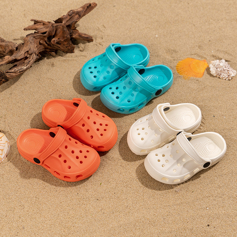 Foreign Trade Children's Hole Shoes Eva Summer Breathable Boys and Girls Non-Slip Soft Bottom Outdoor Beach Children's Slippers Sandals