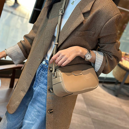 xieyinshe Pure Cowhide Multi-Pocket Messenger Bag Mobile Phone Bag Female Versatile  Spring and Summer New Genuine Leather Large Capacity Shoulder Bag