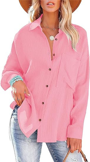 XIWYINSHE New Cardigan Single-Breasted plus-Sized plus-Sized Long Sleeve Women's Shirt Cross-Border Top European and American plus Size Women's Clothes