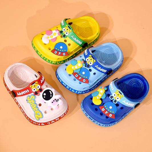 New Children's Eva Slippers Boys Summer Baby Home Cute Toddler Girls Hole Shoes Soft Bottom Lightweight