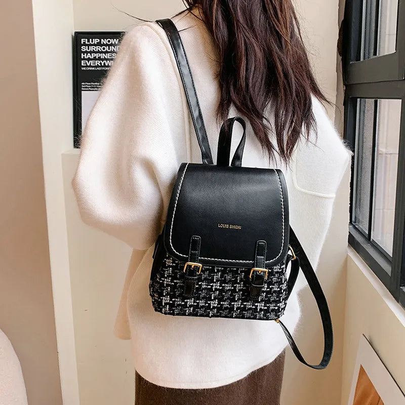 Fancy Wholesale Women Handbags Contrasting Colors Bag Ladies Women Fashion Handbags Knit Designer Shoulder Bags