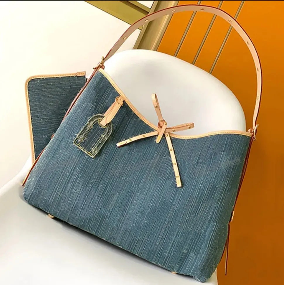 10A Designer denim bag tote bag women SUNSET underarm handbag backpack pochette top quality on the go Shoulder bags crossbody bags neonoe Hobo Clutch wallet purses