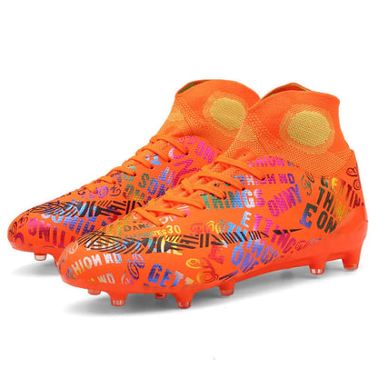 Top quality x19.1 football shoes men's and women's TF artificial grass spike student training shoe