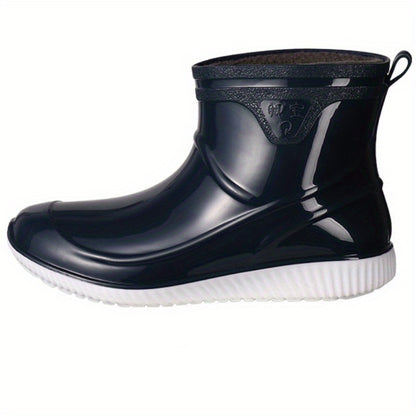 Men's Waterproof Rain Boots, Lightweight Garden Shoes