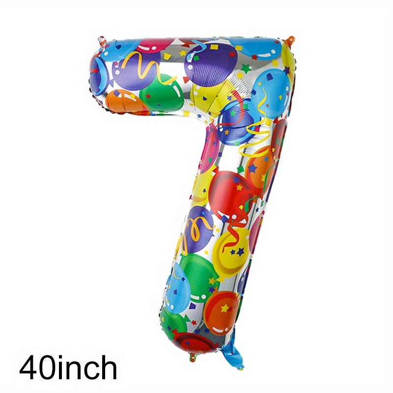 40 Inch Foil Colorful Number Balloons Birthday Party Decor Supplies