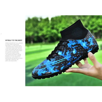 Factory Wholesale High Top Custom Brand Outdoor Leisure Fashion Football Shoes