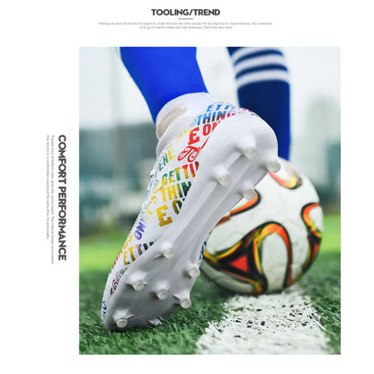 Top quality x19.1 football shoes men's and women's TF artificial grass spike student training shoe