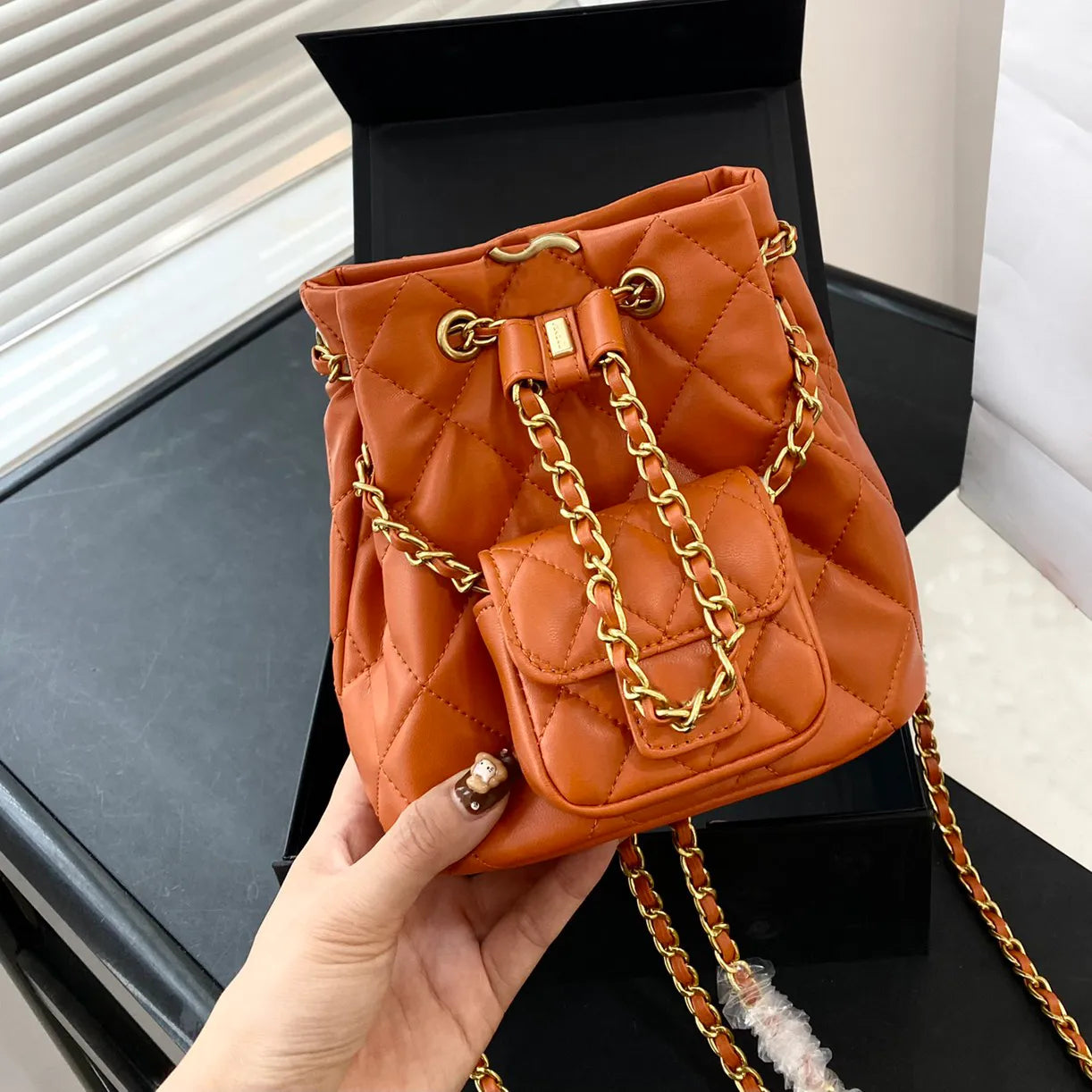 Luxury Backpack Women Shoulder Bag Mini Designer Bag Fashion Chain Backpack Diamond Lattice Classic flap bag Quilted Bag Genuine Leather handbags