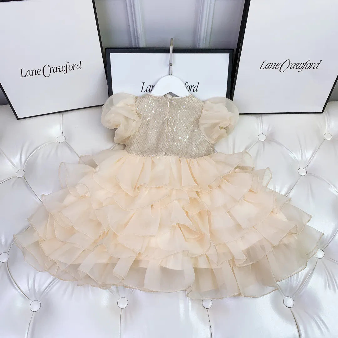 Cute Baby Girl's Dresses Tutu Summer Kids Dress for Lace Princess Party Dresses Children's wedding Clothing